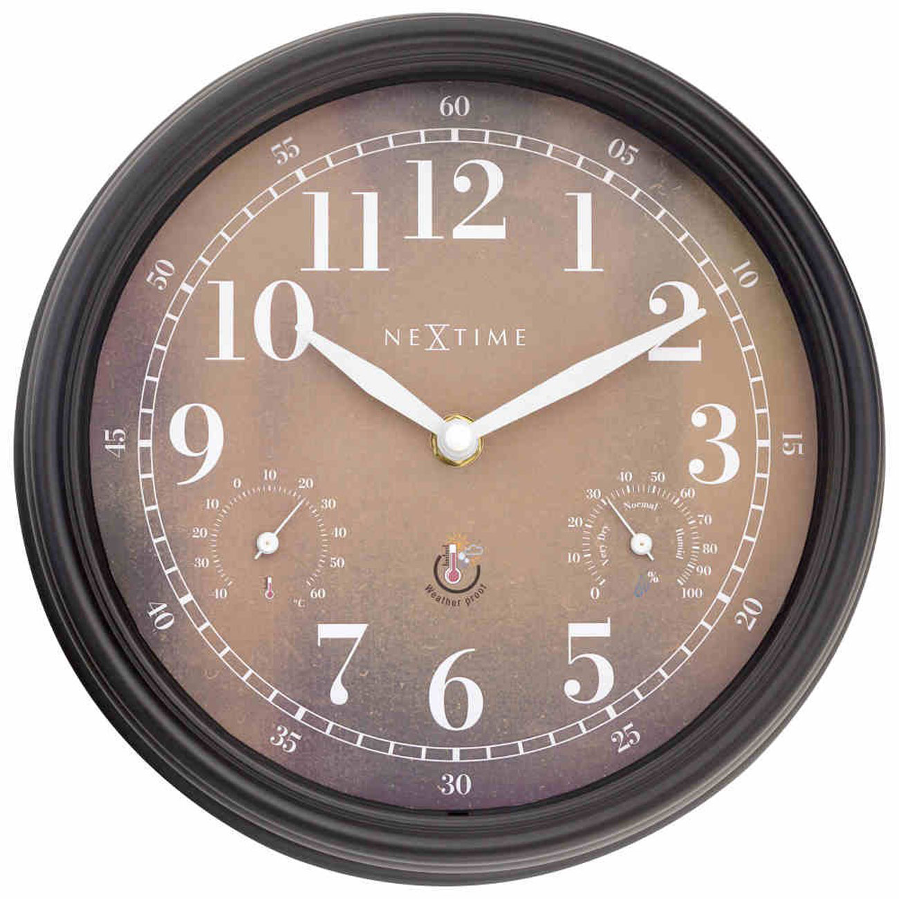 Väggklocka/Väderstation NeXtime Jasmine