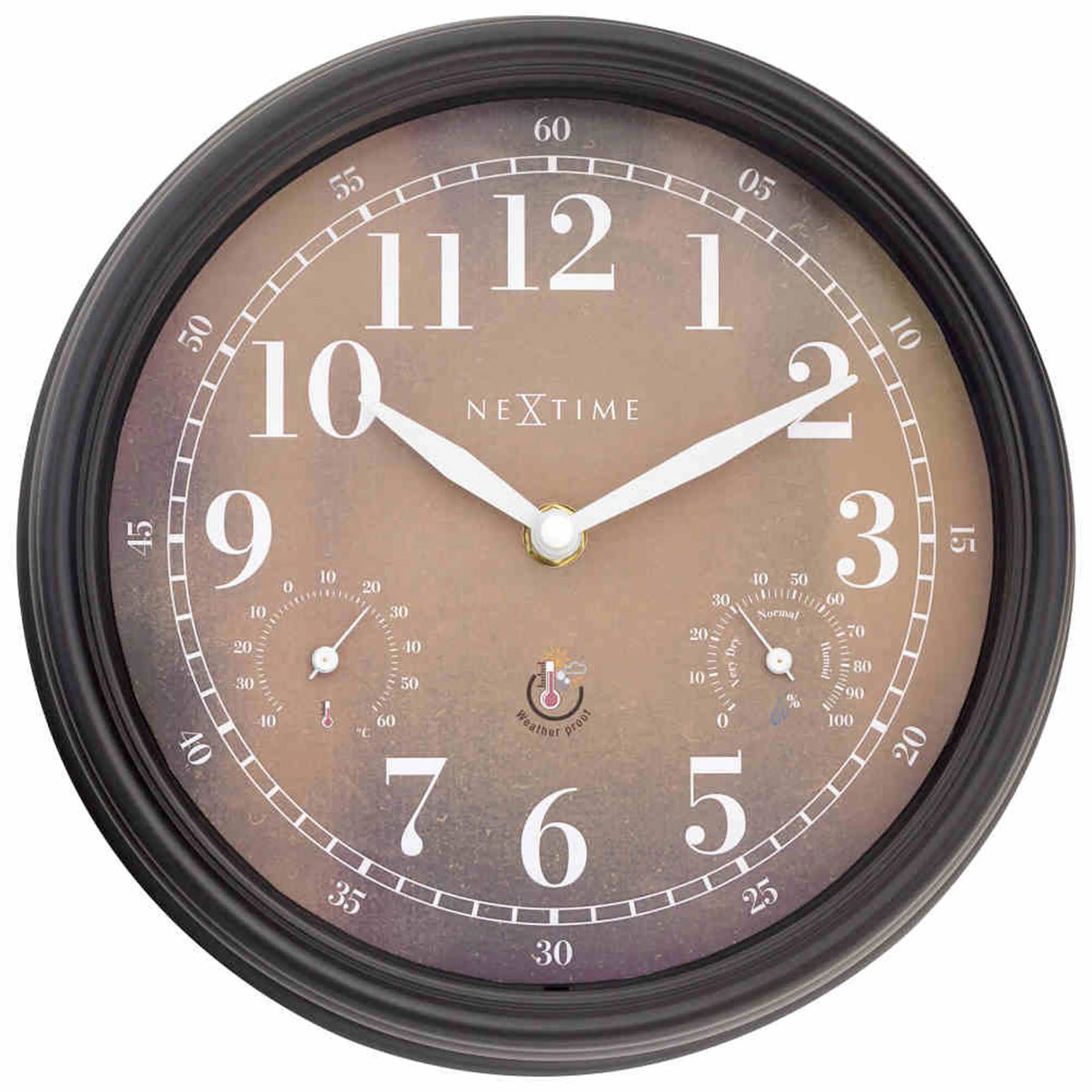 Väggklocka/Väderstation NeXtime Jasmine