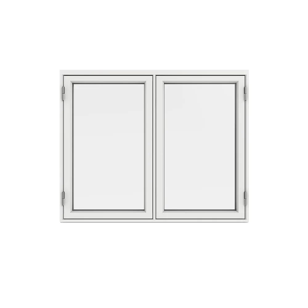 Sidohängt Fönster Outline 3-Glas Aluminium 2-Luft