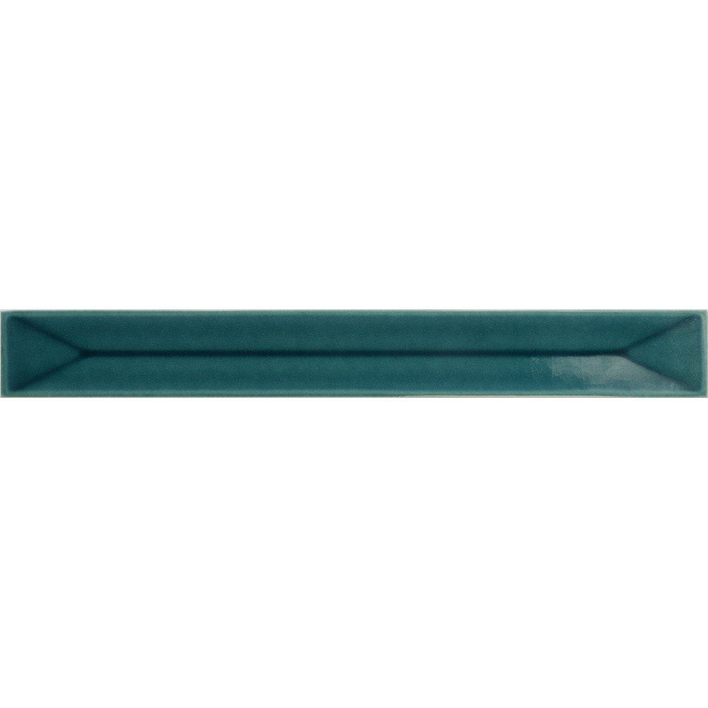 Klinker Lhådös Vitral Dekor Petrol 5x40 cm