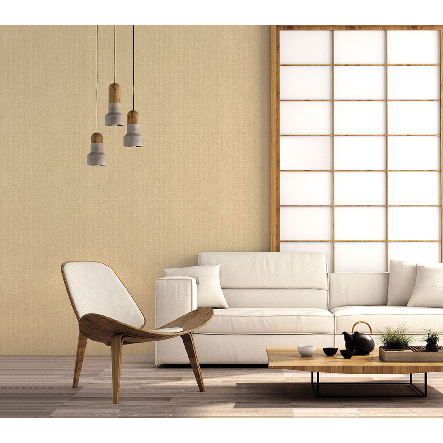 Tapet Galerie Wallcoverings Moss Stripe G78328