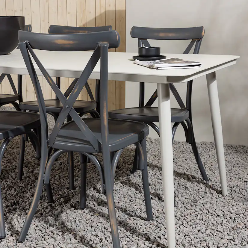 Matgrupp Venture Home Lina Bord med 6 Tablas Stolar