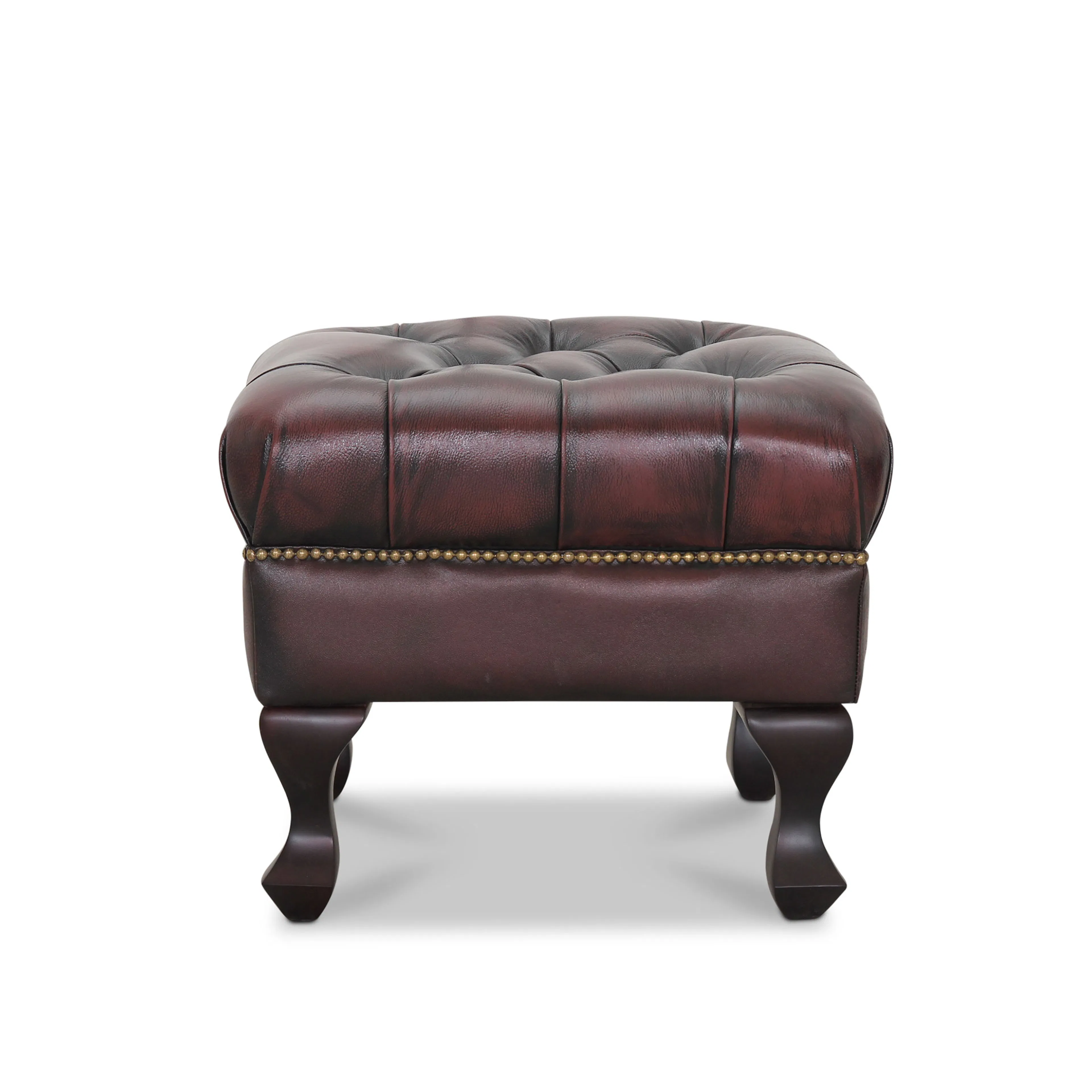 Aberdeen pall läder Wo/split Burgundy Burgundy