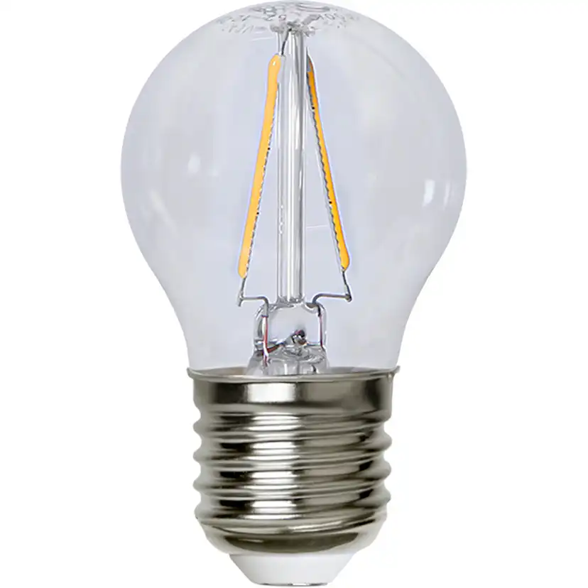 LED-lampa Star Trading Filament E27 G45 Klar 1,5W