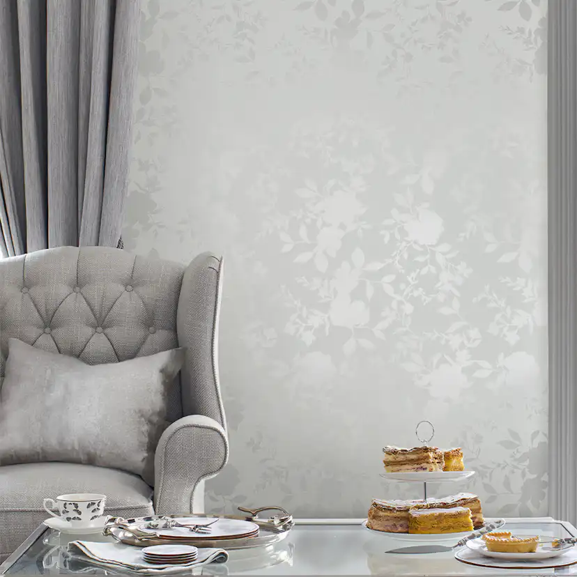 Tapet Laura Ashley Westbourne Silver 118485