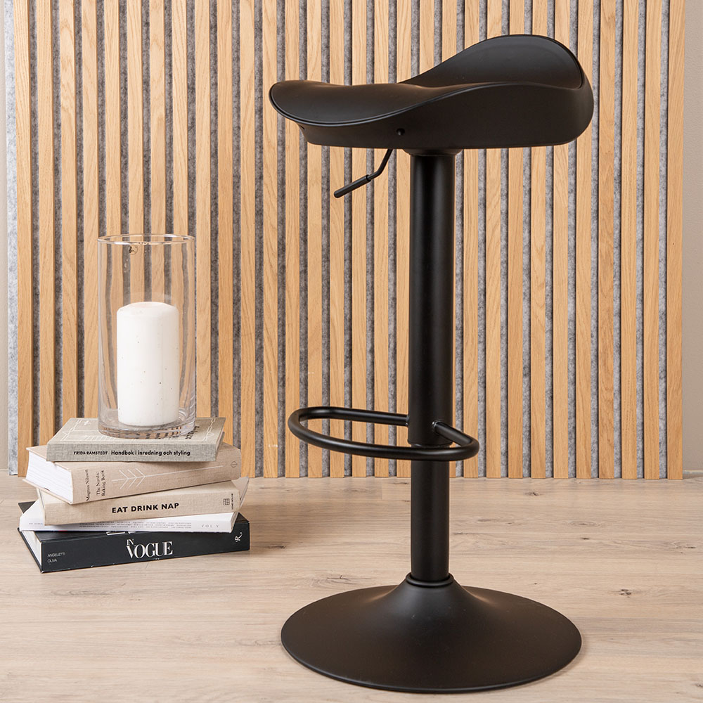 Barstol Venture Home Adesto Höj & Sänkbar Svart