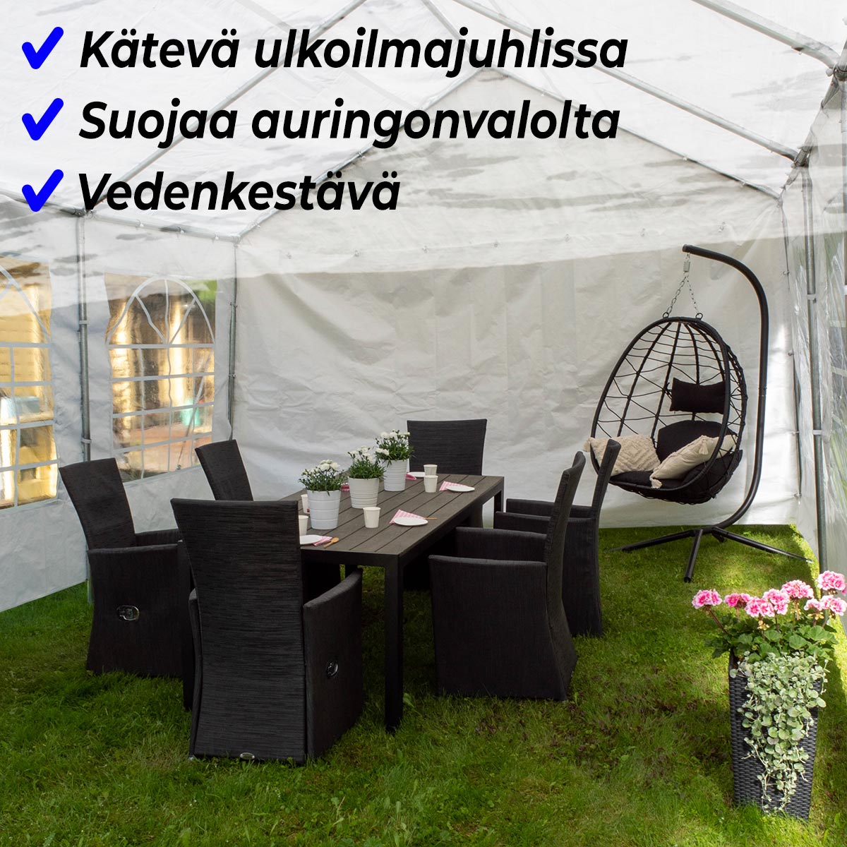 Lykke Partytält 3x9m Premium 3x9m