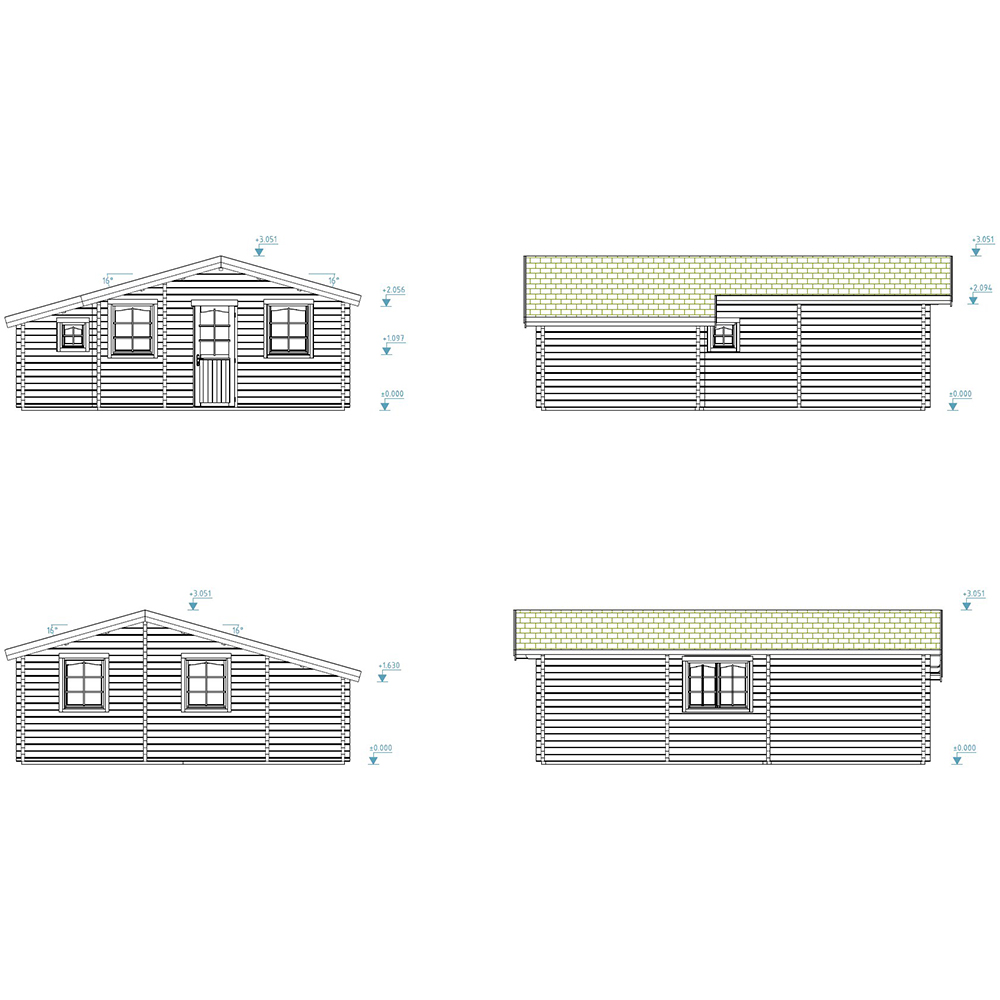 Stuga Palmako Emily 42 m2