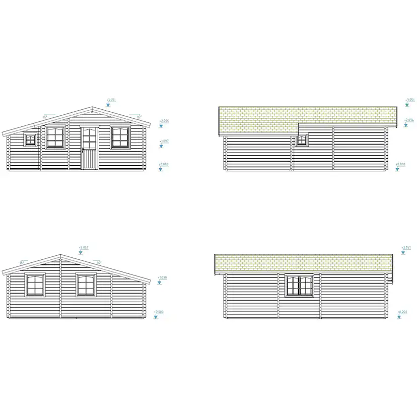 Stuga Palmako Emily 42 m2