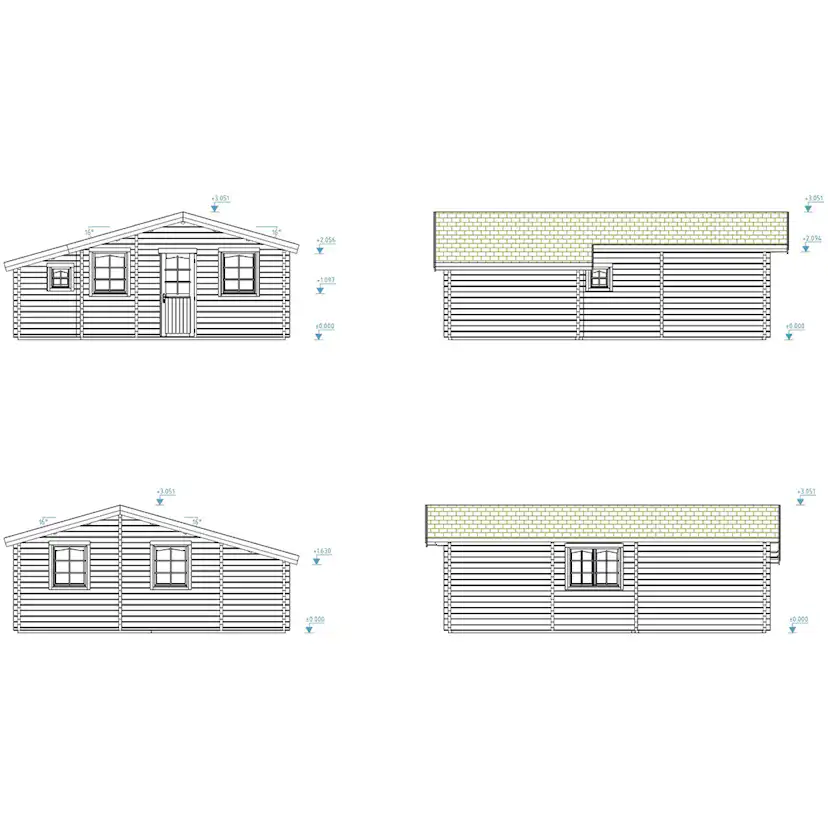 Stuga Palmako Emily 42 m2