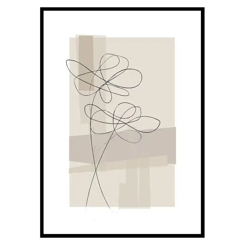 Poster Gallerix Abstract Flower No1
