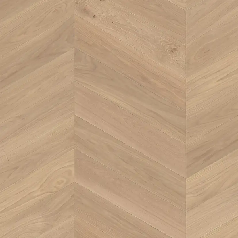 Plank Boen Ek Adagio Vit Chevron Live Natural HV-Olja