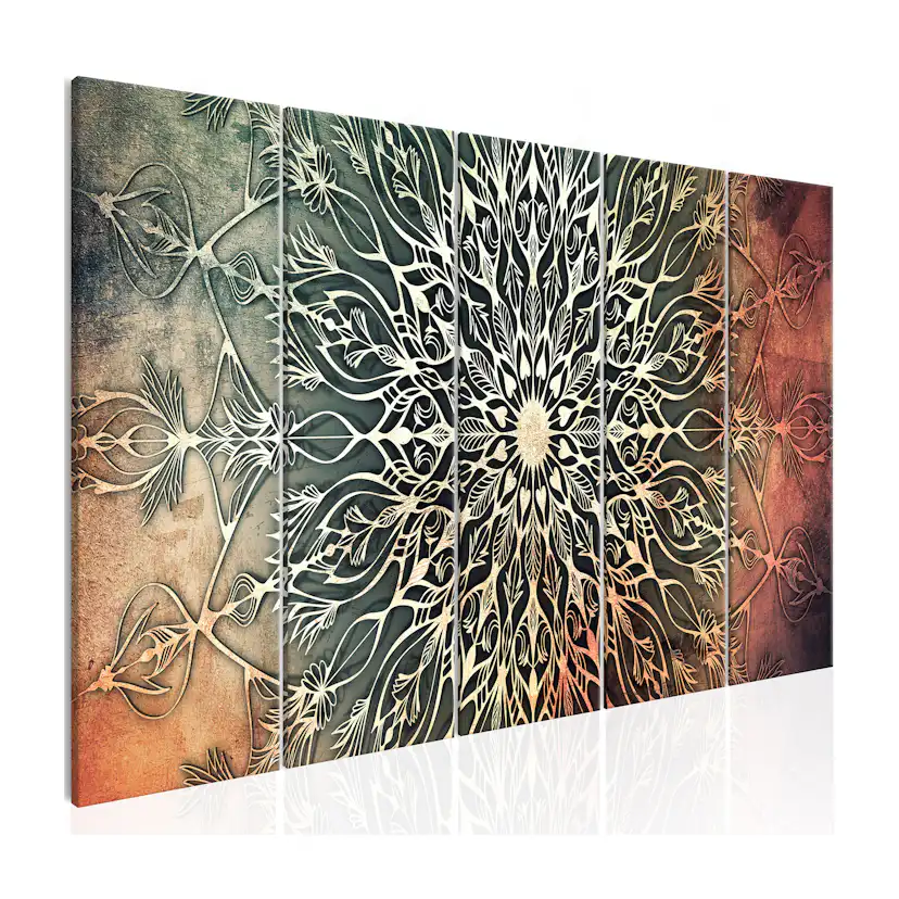 Tavla Arkiio Center Narrow Green 5 delar