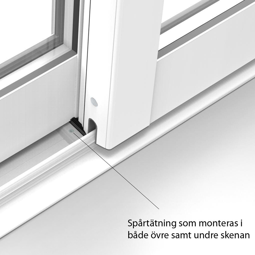 Skjutdörr Landskap Robust Året Runt 3-del