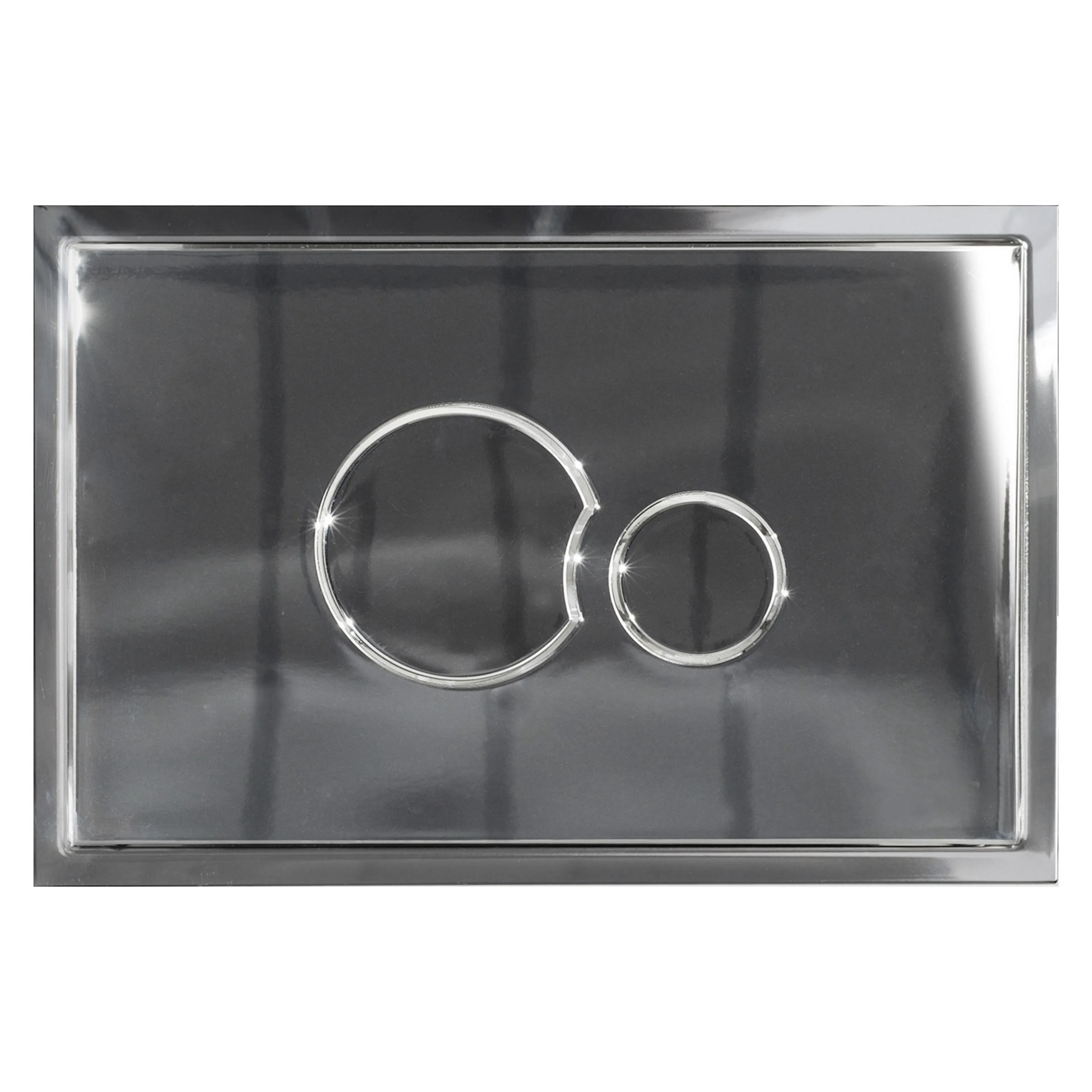 Spolknapp Arredo Inbyggnads SK706 Krom/Krom Krom