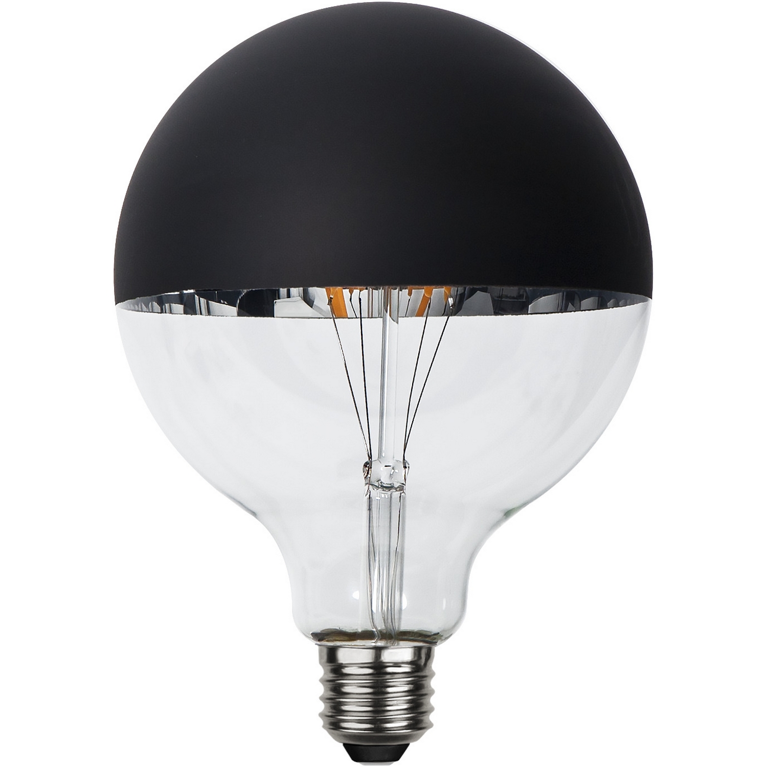 LED-lampa Star Trading E27 G125 Top Coated Dimbar