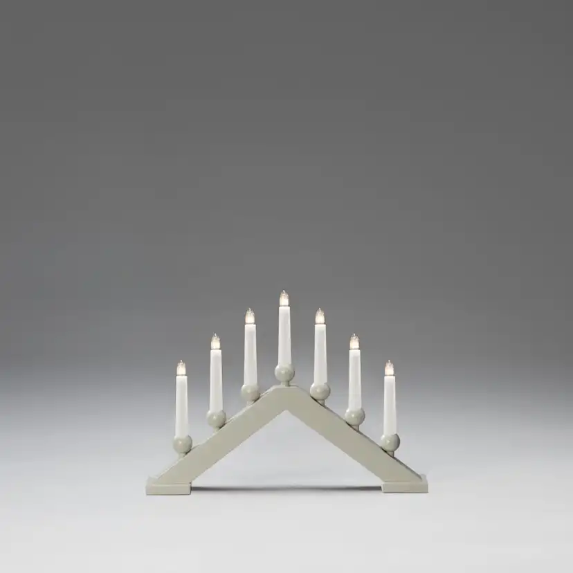 Adventsljusstake Gnosjö Konstsmide 7 Ljus Trä