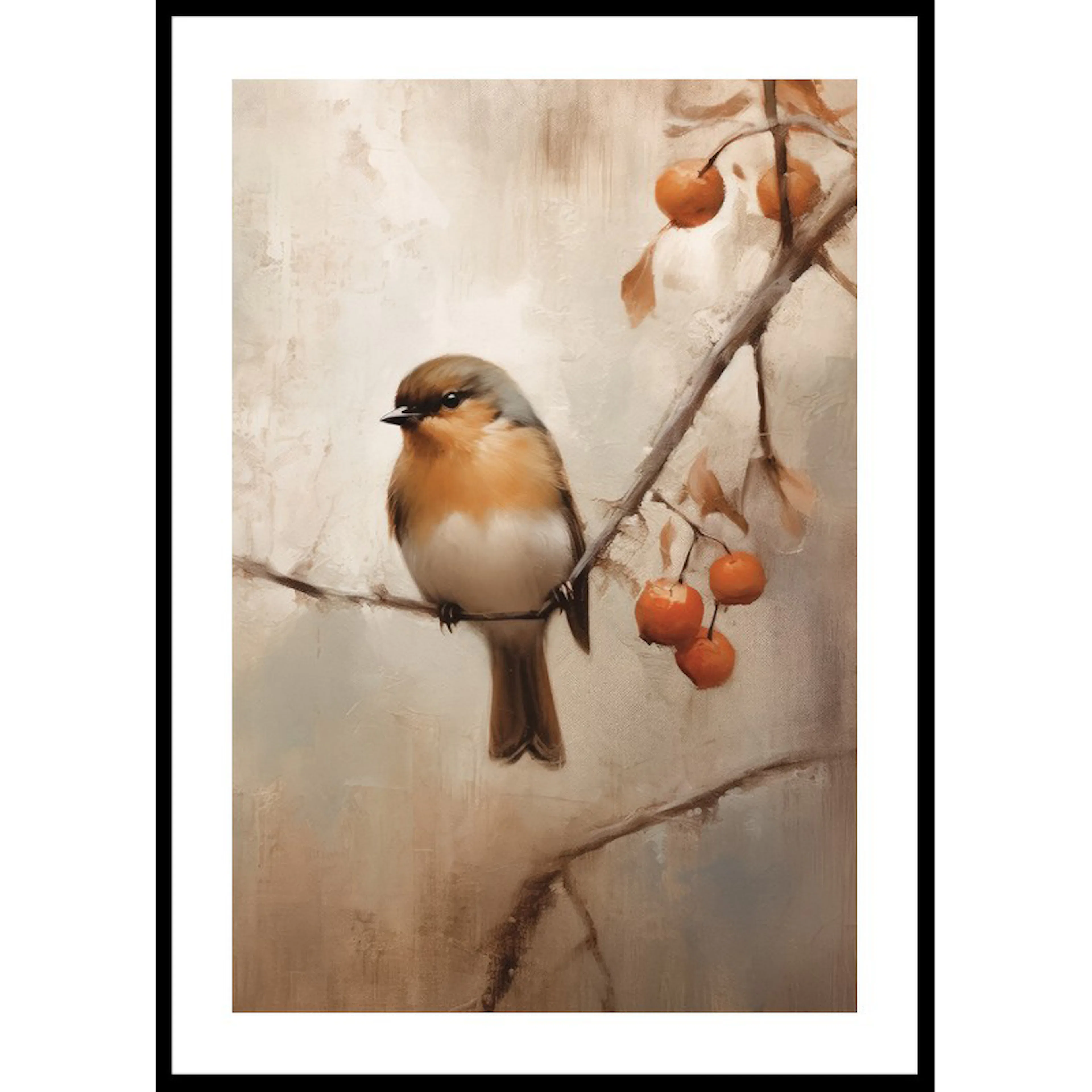 Bird On Branch 70x100 70x100 cm
