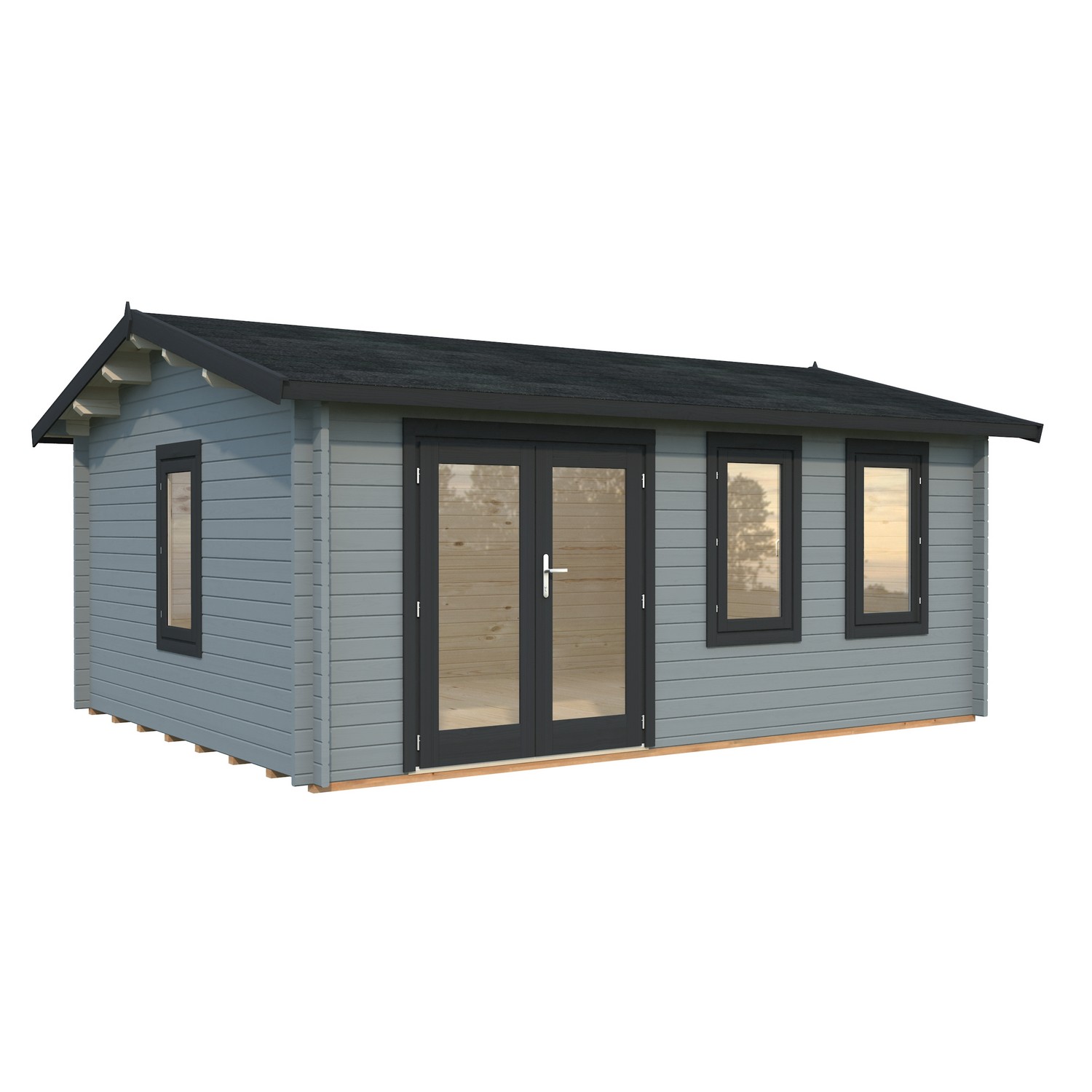 Iris 19,1 m2 PNT7042A2 Ljusgrå/Antracit
