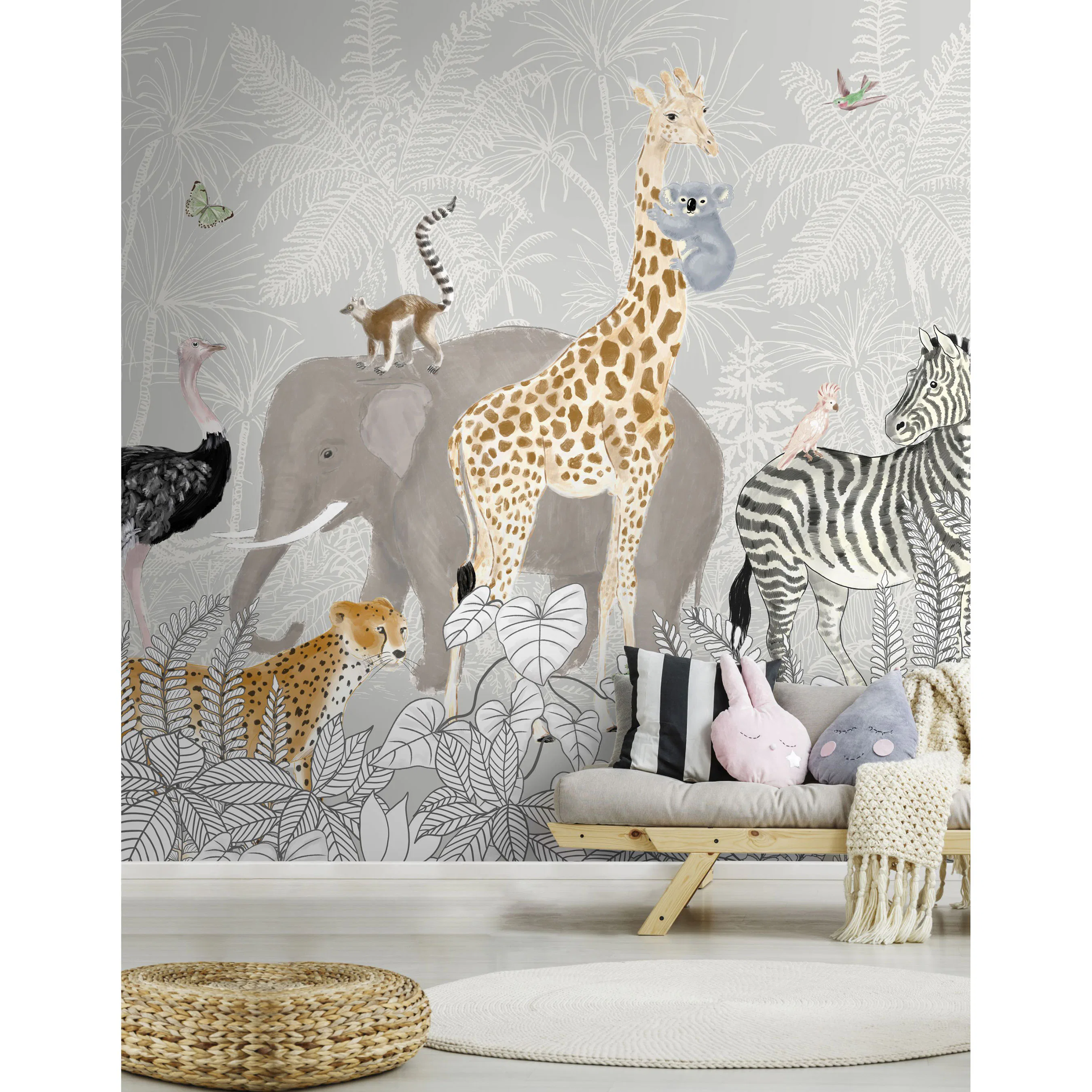 Fototapet Art for the Home Barnens Djungel