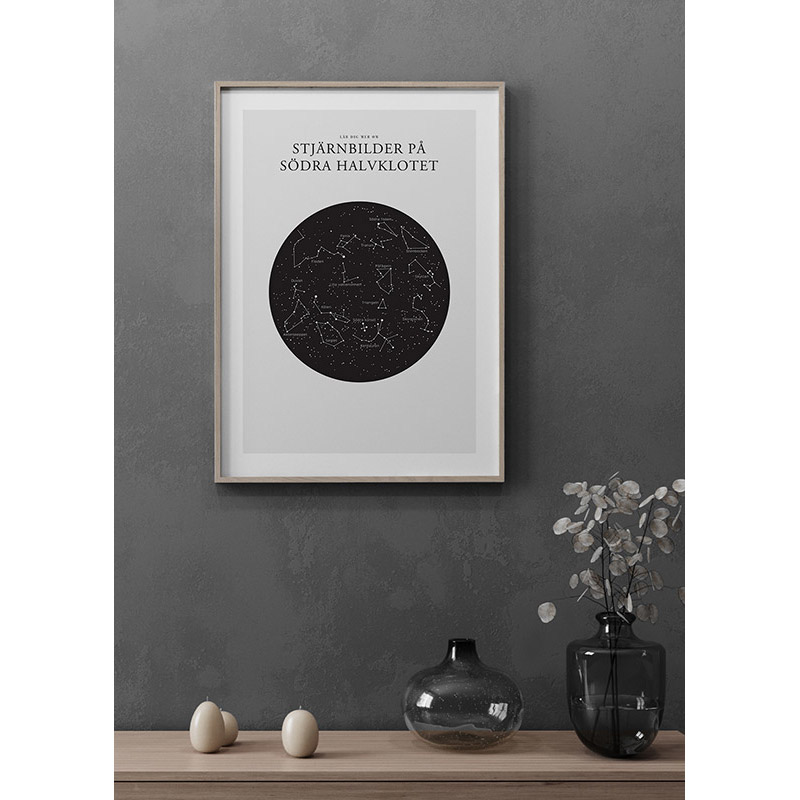 Poster Gallerix Stjärnbilder På Södra Halvklotet