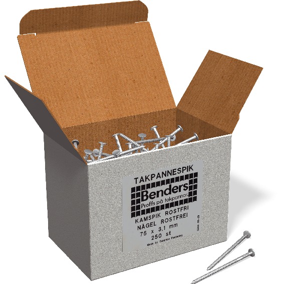 Takpannespik Benders Palema 250 st