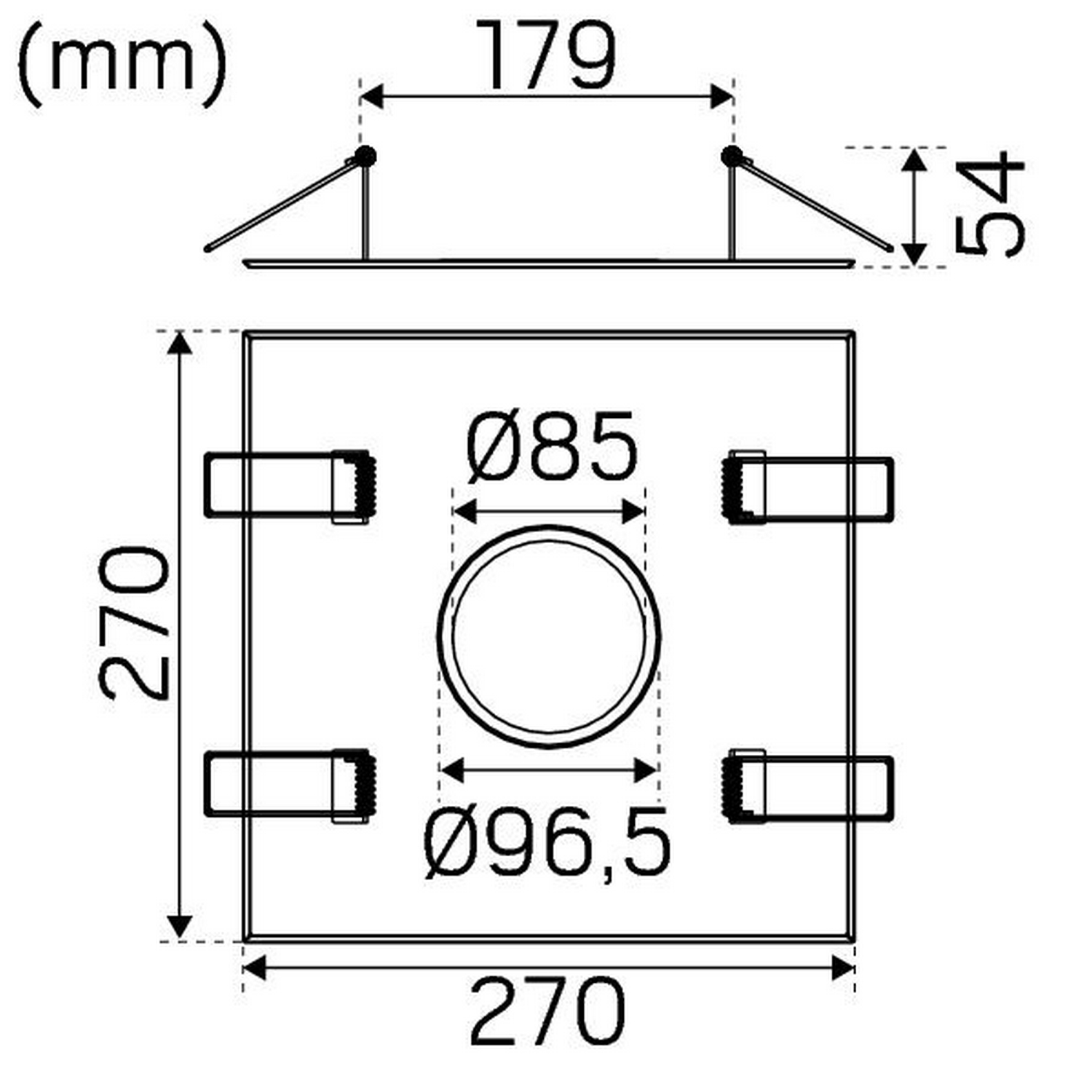 Täckram Hide-a-lite Vit