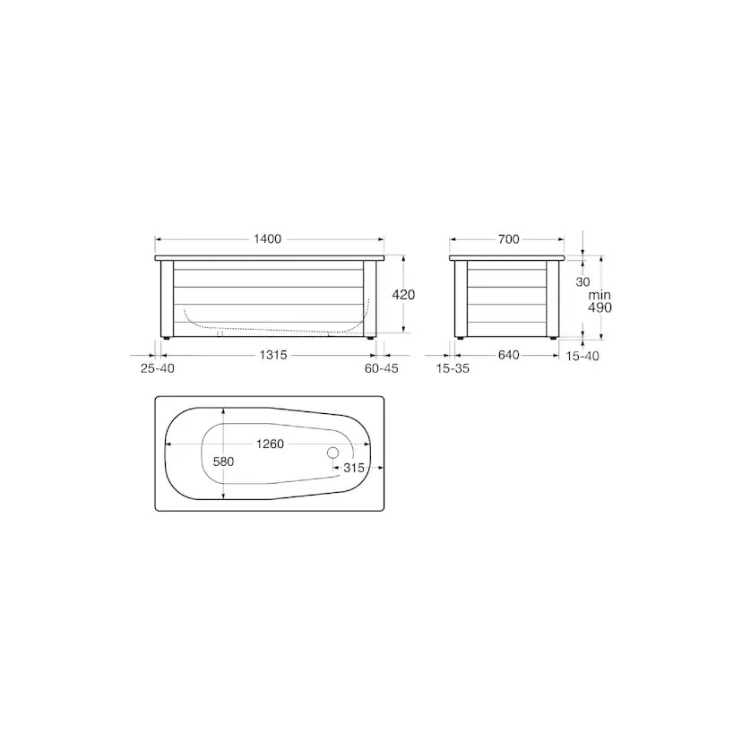 Helfrontstativ Gustavsberg 7414