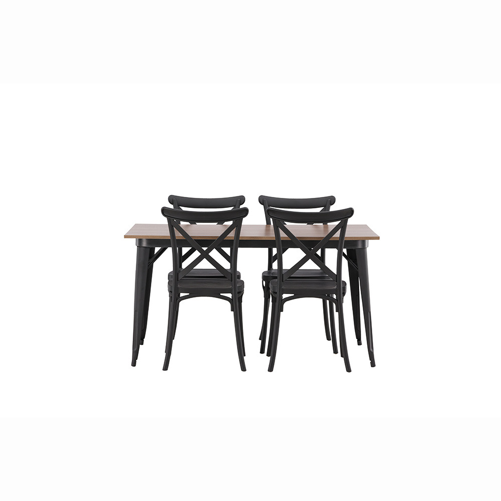 Matgrupp Venture Home Tempe med 4 Crosett Stolar