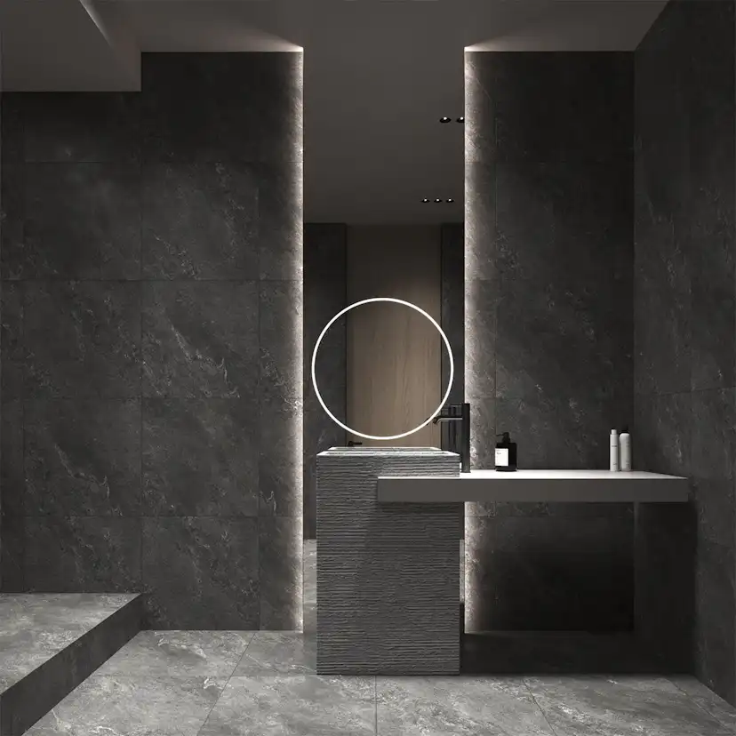 Klinker Newport Graphite Marmor Matt 60x60