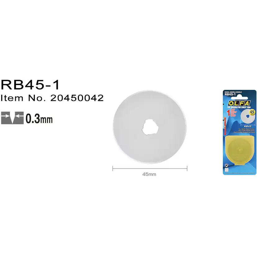Rullskär Olfa RB45-1 ø45 mm