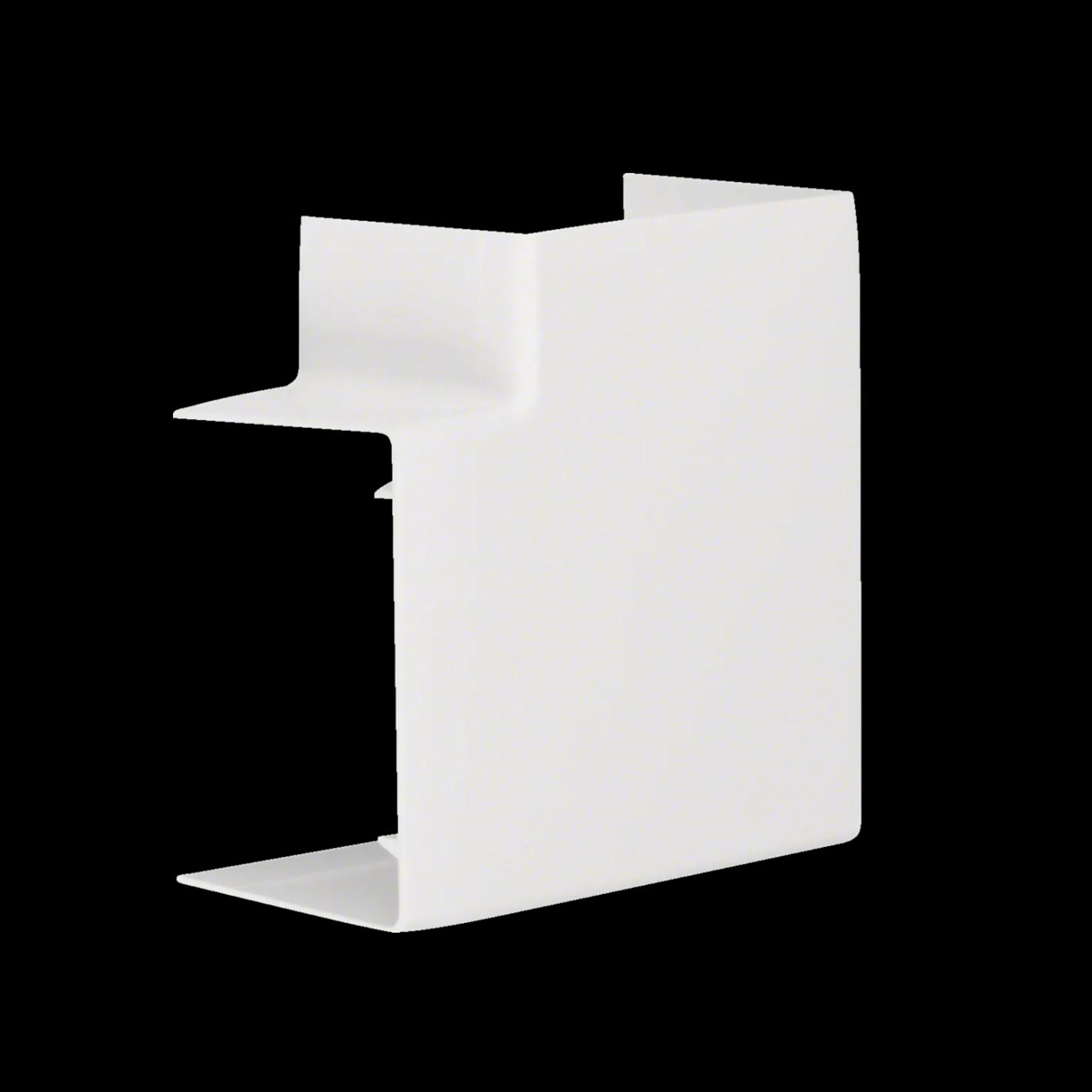 L-Vinkel till Matarkanal Hager Flexibel LF/LFH 60 x 90 mm Halogenfri Vit RAL 9016