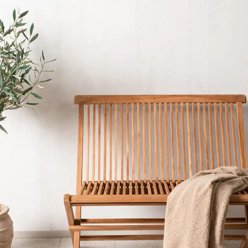 Bänksoffa Venture Home Ghana Fällbar Teak Soffa