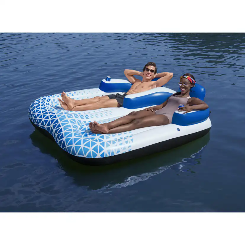 Badmadrass Bestway Hydro Force Indigo Wave Double Lounge 196 cm