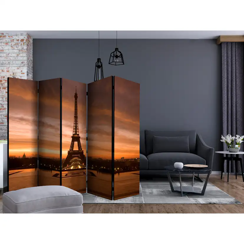 Rumsavdelare Arkiio Eiffel Tower at Dawn II 225x172 cm