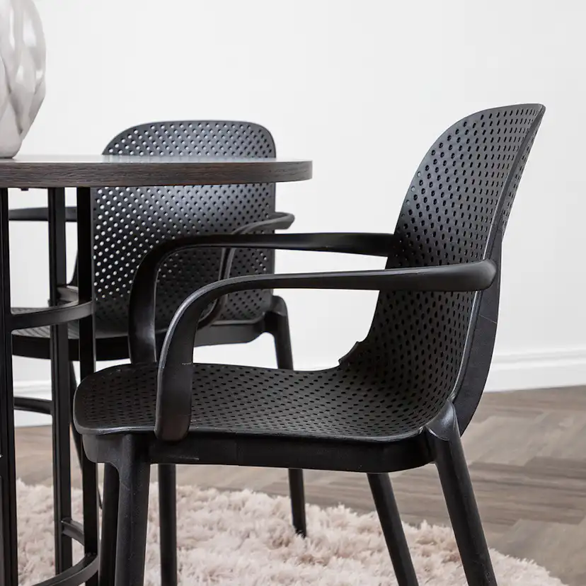 Matgrupp Venture Home Copenhagen med 4 Baltimore Stolar