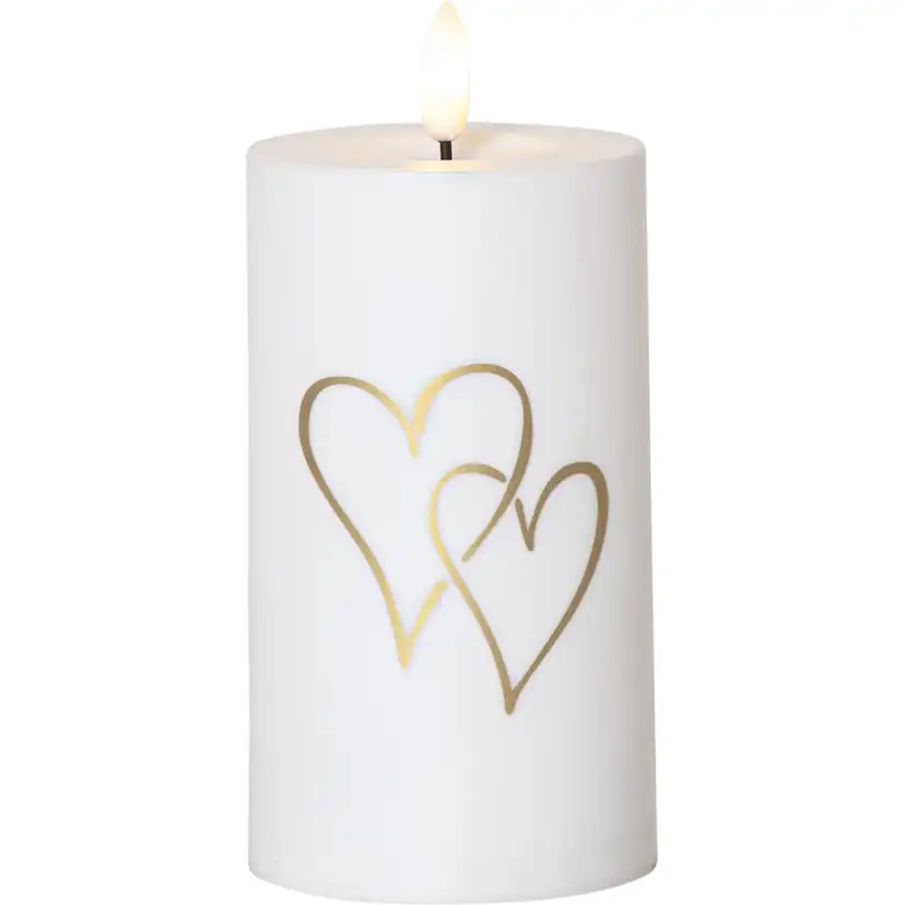 Ljus Star Trading Flamme Heart Batteriljus