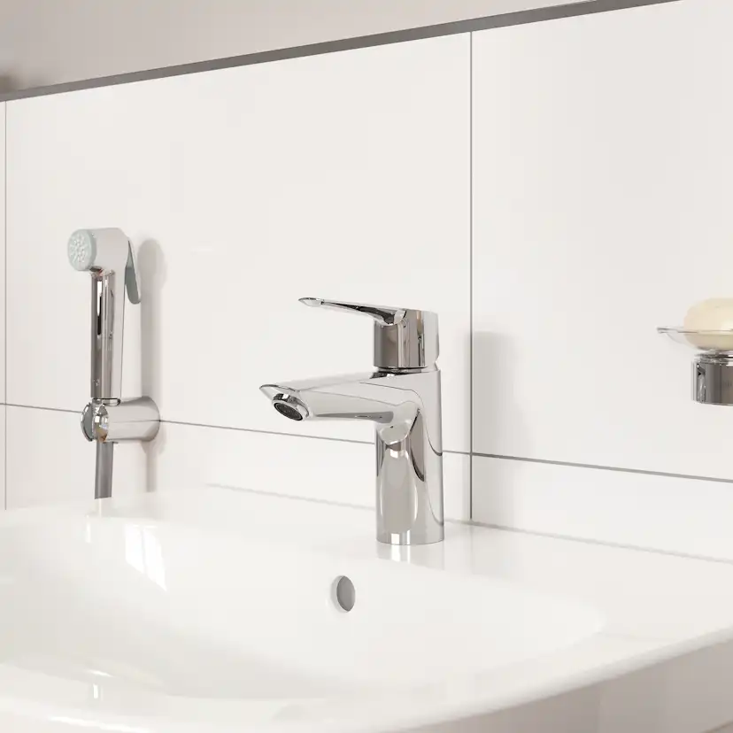 Tvättställsblandare Grohe Start med Handdusch
