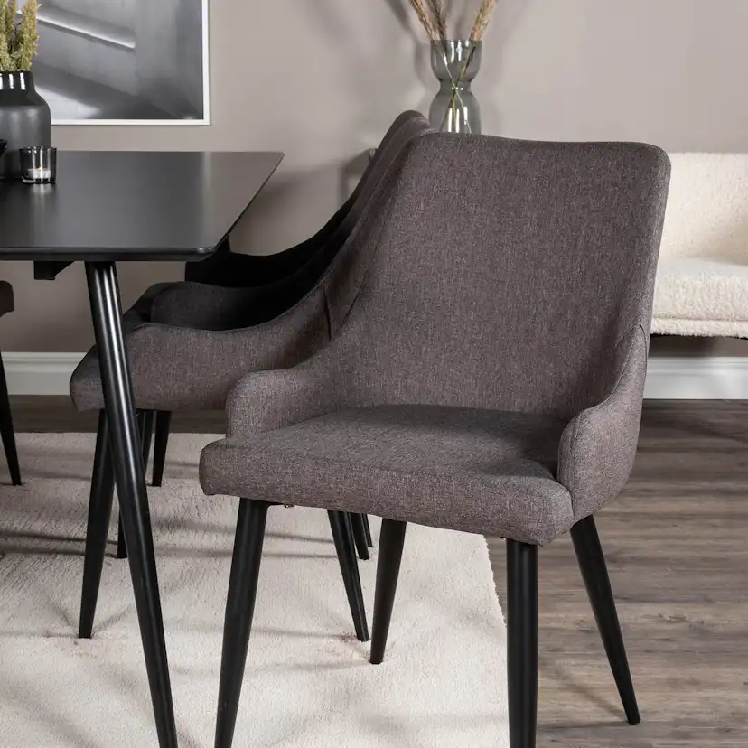 Matgrupp Venture Home Silvia med 6 Plake Stolar