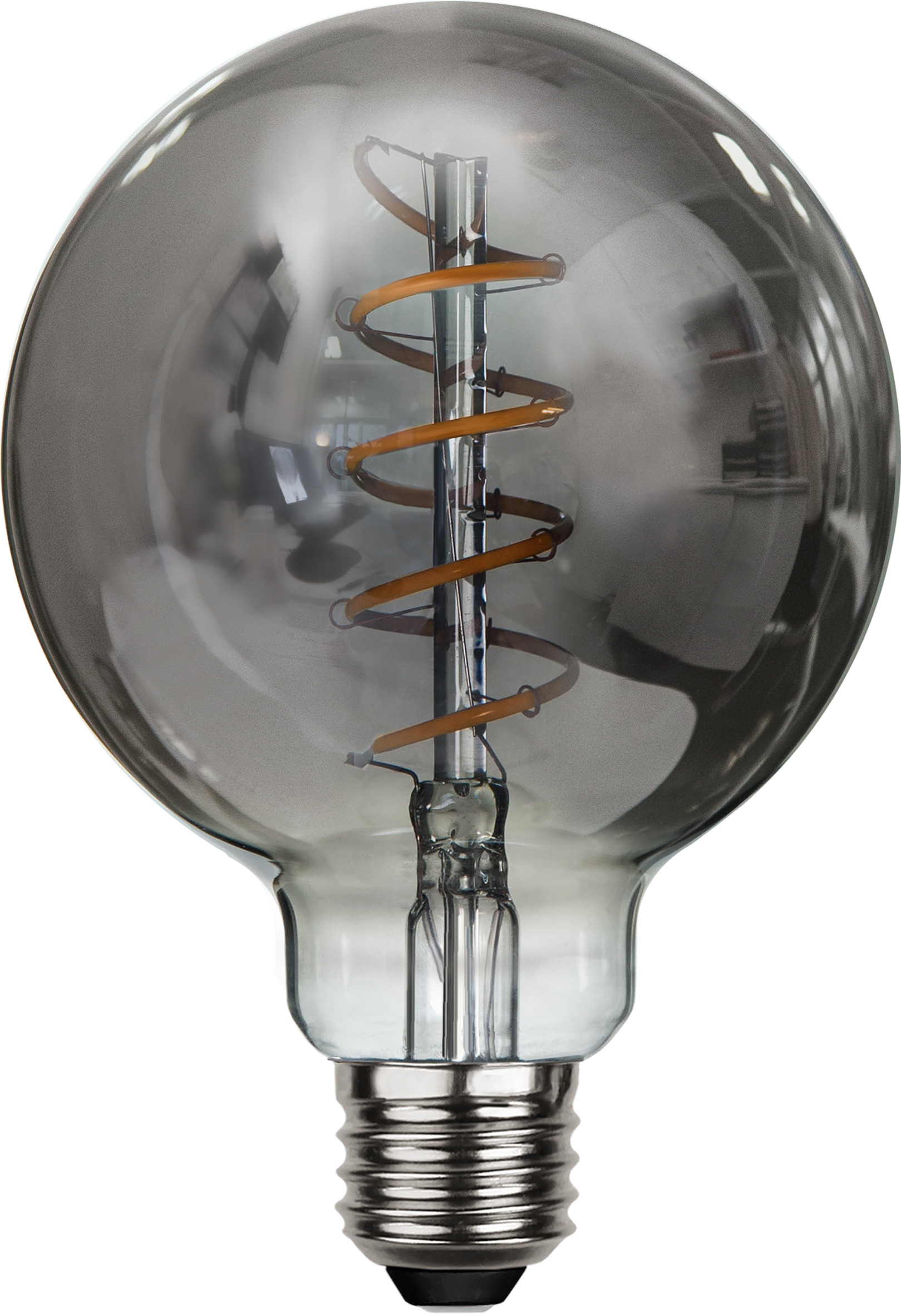 LED-lampa Star Trading E27 G95 Decoled Spiral Smoke Dimbar 2W