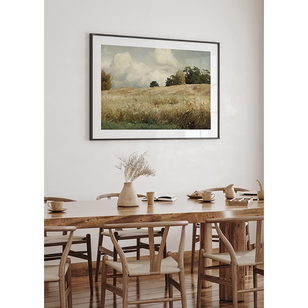 Poster Gallerix Sädesfält Landskapsstudie By Gustaf Rydberg