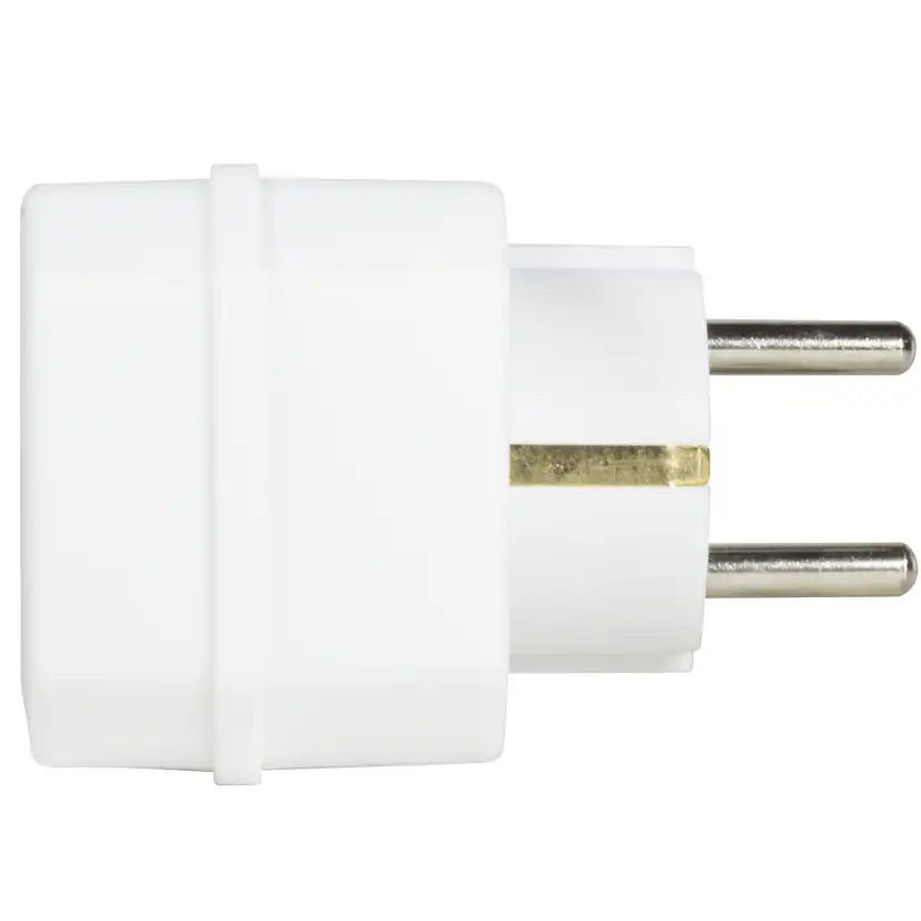 Grenuttag LogiLink Med 2 st Euro + 1 st Jordad-uttag