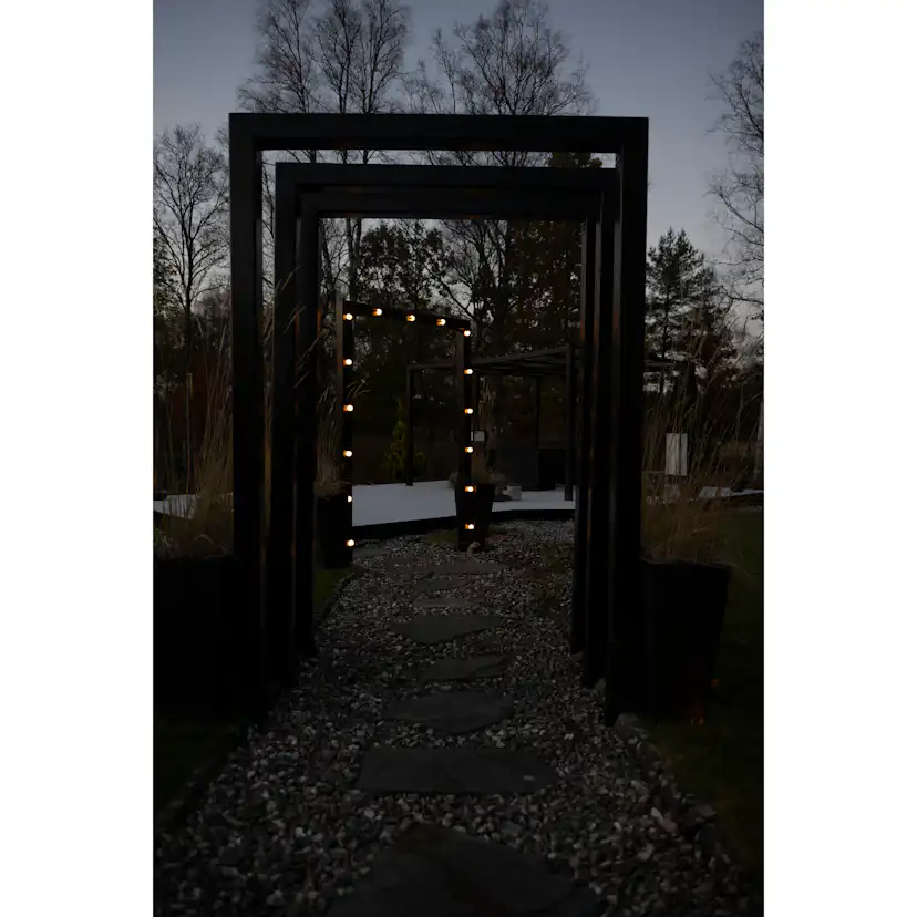 Ljusslinga Gnosjö Konstsmide 30st LED-opallampor Varmvit 2700K Utomhus
