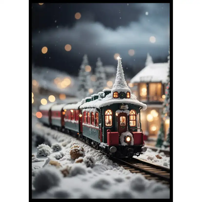 Poster Gallerix Christmas Train