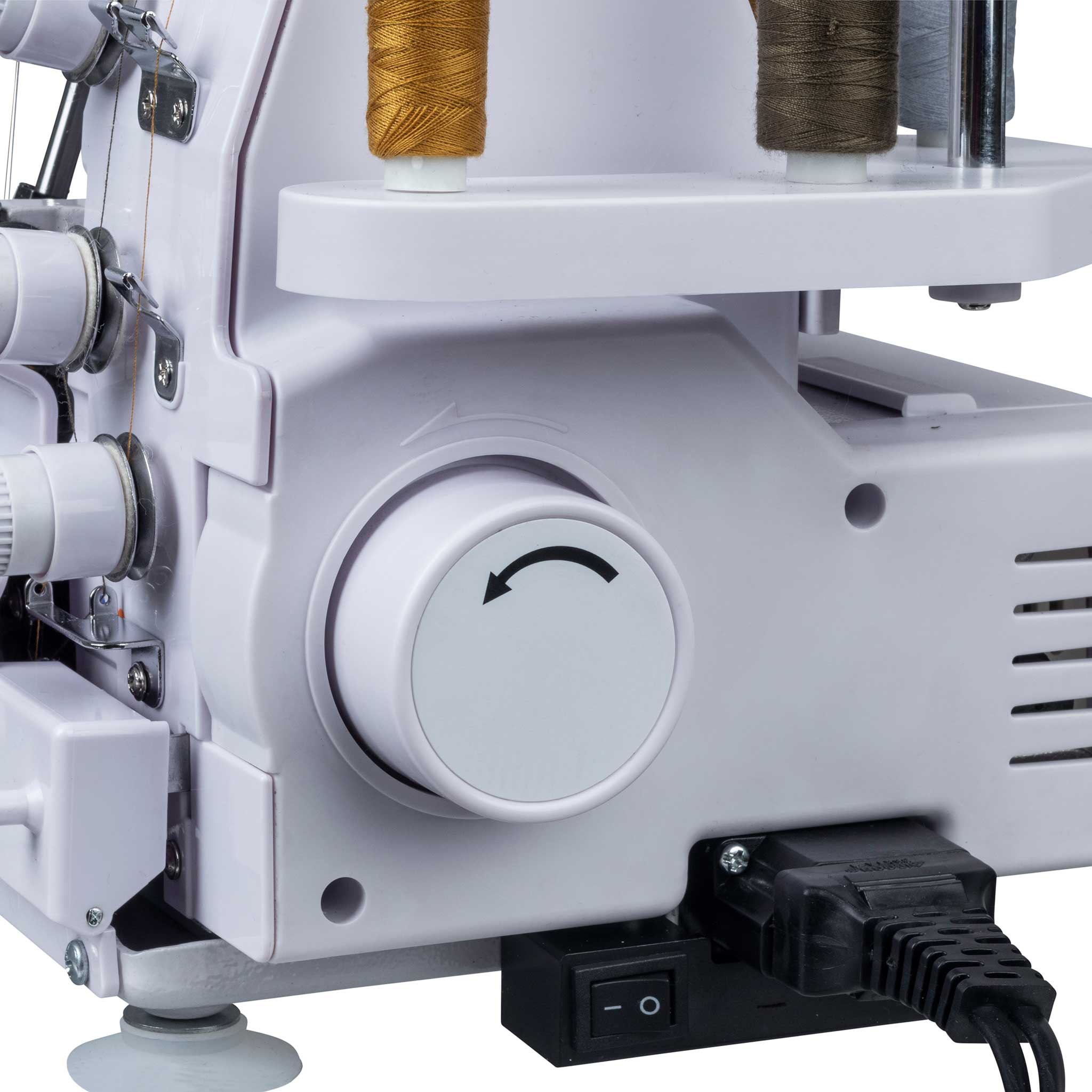Symaskin Birgitta Overlock Standard Vit Plast