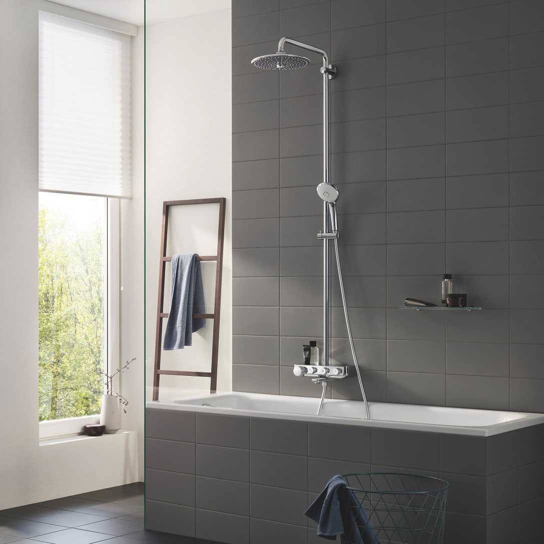 Takduschset Grohe Euphoria SmartControl System 260 Mono med Badkarsblandare