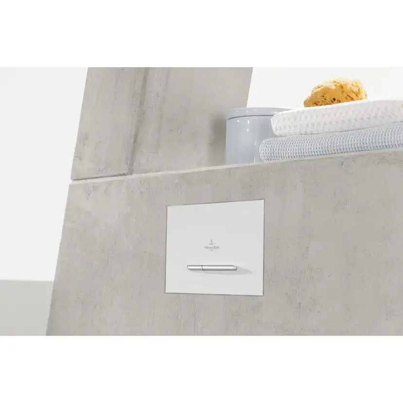 Spolknapp Villeroy & Boch ViConnect installationssystemen 92 Antracit Matt