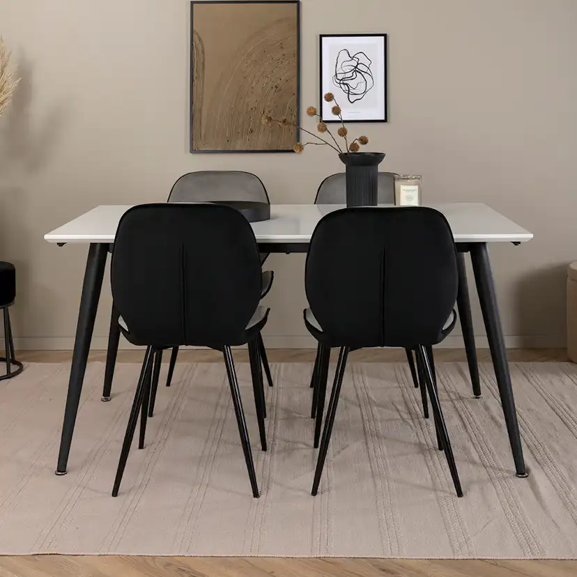 Matgrupp Venture Home Jolie med 4 Elisa Stolar