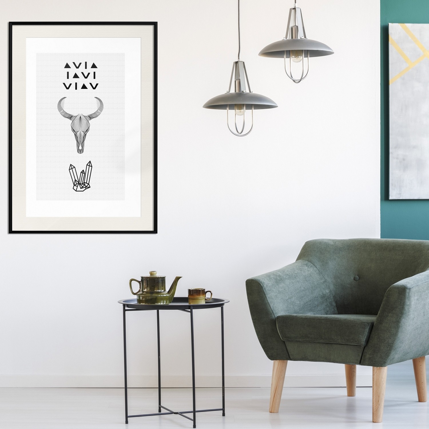 Poster Artgeist Affisch Animal Skull