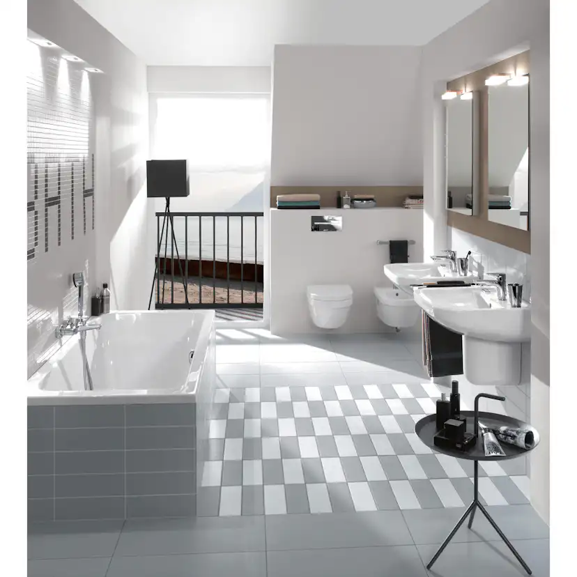 Spolknapp Villeroy & Boch ViConnect installationssystemen 92 Antracit Matt